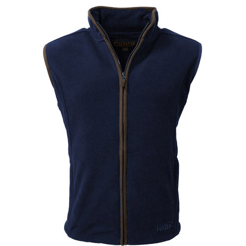 Men's Game Stanton Fleece Gilet Womens Jacket Cosy Camping Co. NAVY L 