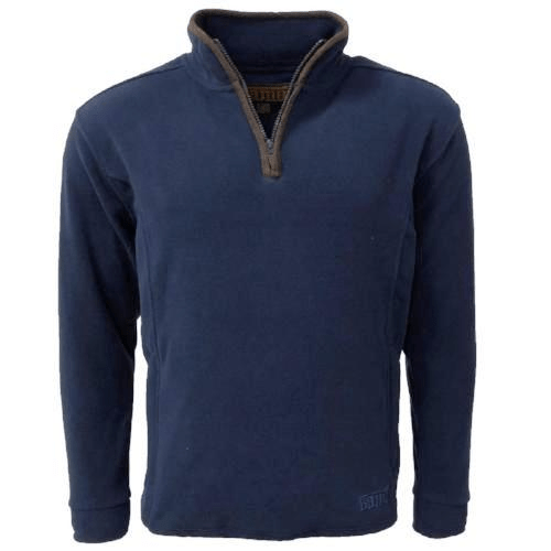 Men's Game Stanton Fleece Pullover Womens Jacket Cosy Camping Co. NAVY L 