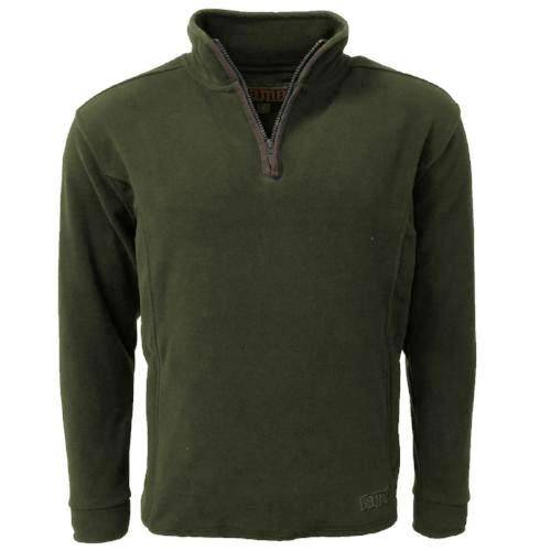 Men's Game Stanton Fleece Pullover Womens Jacket Cosy Camping Co. FOREST GREEN XL 