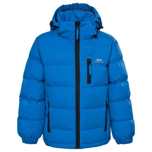 Boys Trespass Tuff Jacket Mens Jacket Cosy Camping Co. Ultramarine 9 to 10 Years 