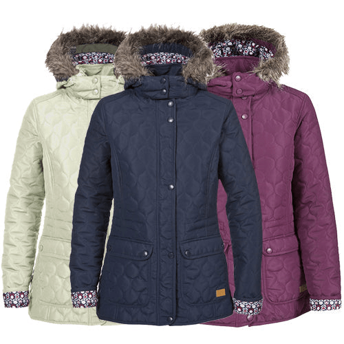 Trespass Padded Jenna Jacket - Lightweight Women's Casual Jacket Kids Cosy Camping Co.   