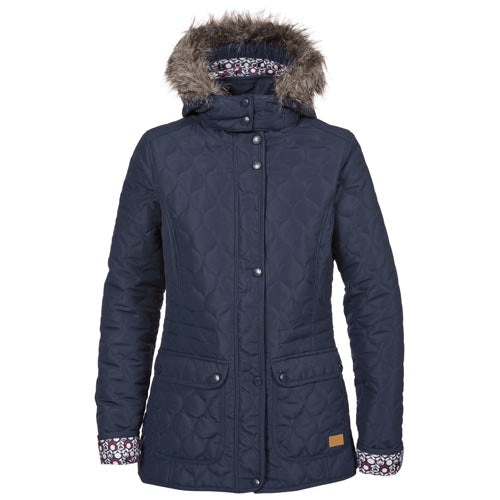 Trespass Padded Jenna Jacket - Lightweight Women's Casual Jacket Kids Cosy Camping Co. Navy XS 