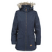 Trespass Ladies Everyday Padded Jacket - Waterproof & Windproof - Long Length - Removable Hood - Multiple Colors & Sizes Womens Jacket Cosy Camping Co. Navy L 
