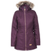 Trespass Ladies Everyday Padded Jacket - Waterproof & Windproof - Long Length - Removable Hood - Multiple Colors & Sizes Womens Jacket Cosy Camping Co. Potent Purple XL 