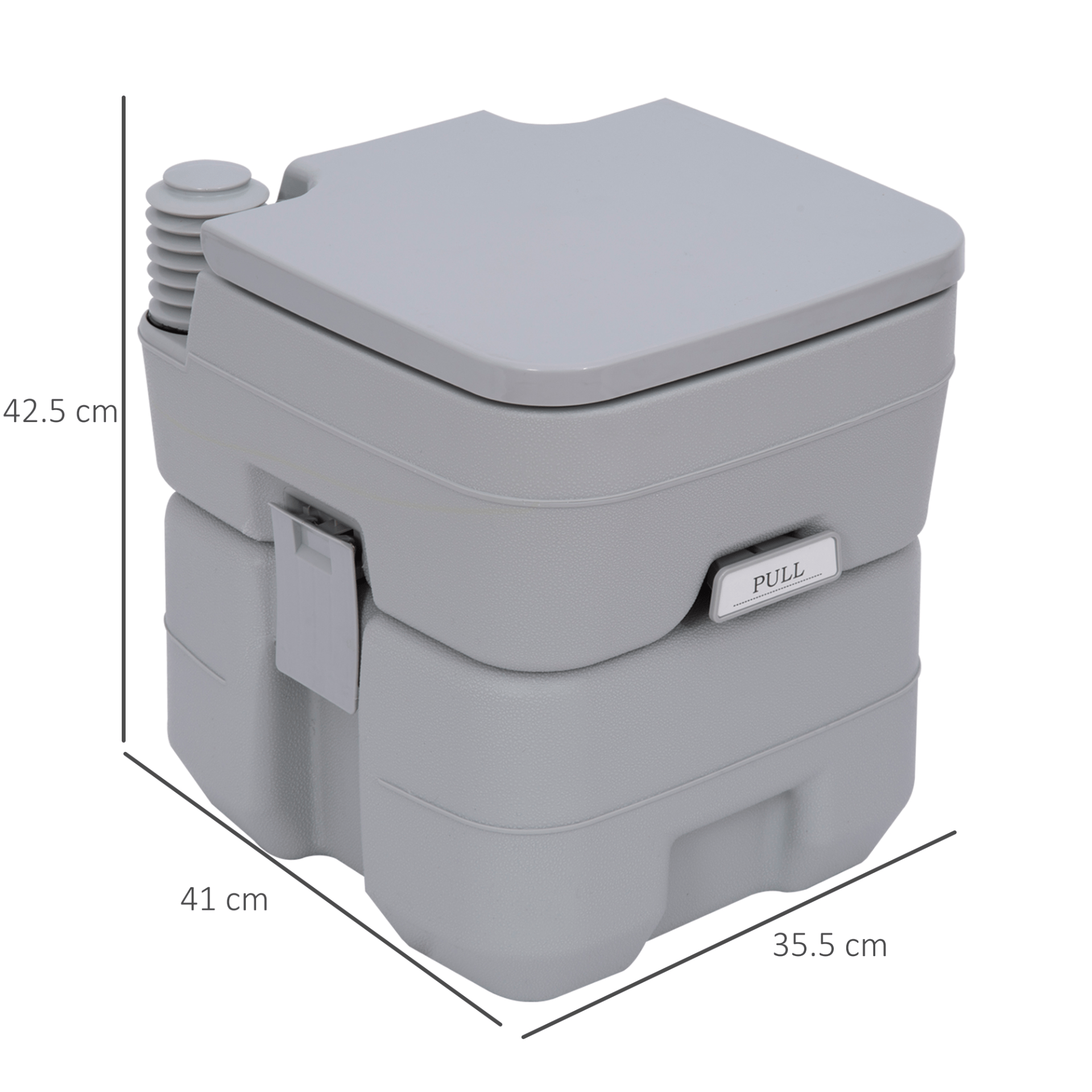 Outsunny 20L Portable Toilet Portable Toilets Cosy Camping Co.   