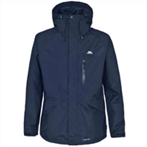 Trespass Corvo Waterproof Jacket - Stay Dry and Stylish Mens Jacket Cosy Camping Co. Navy 2XL 