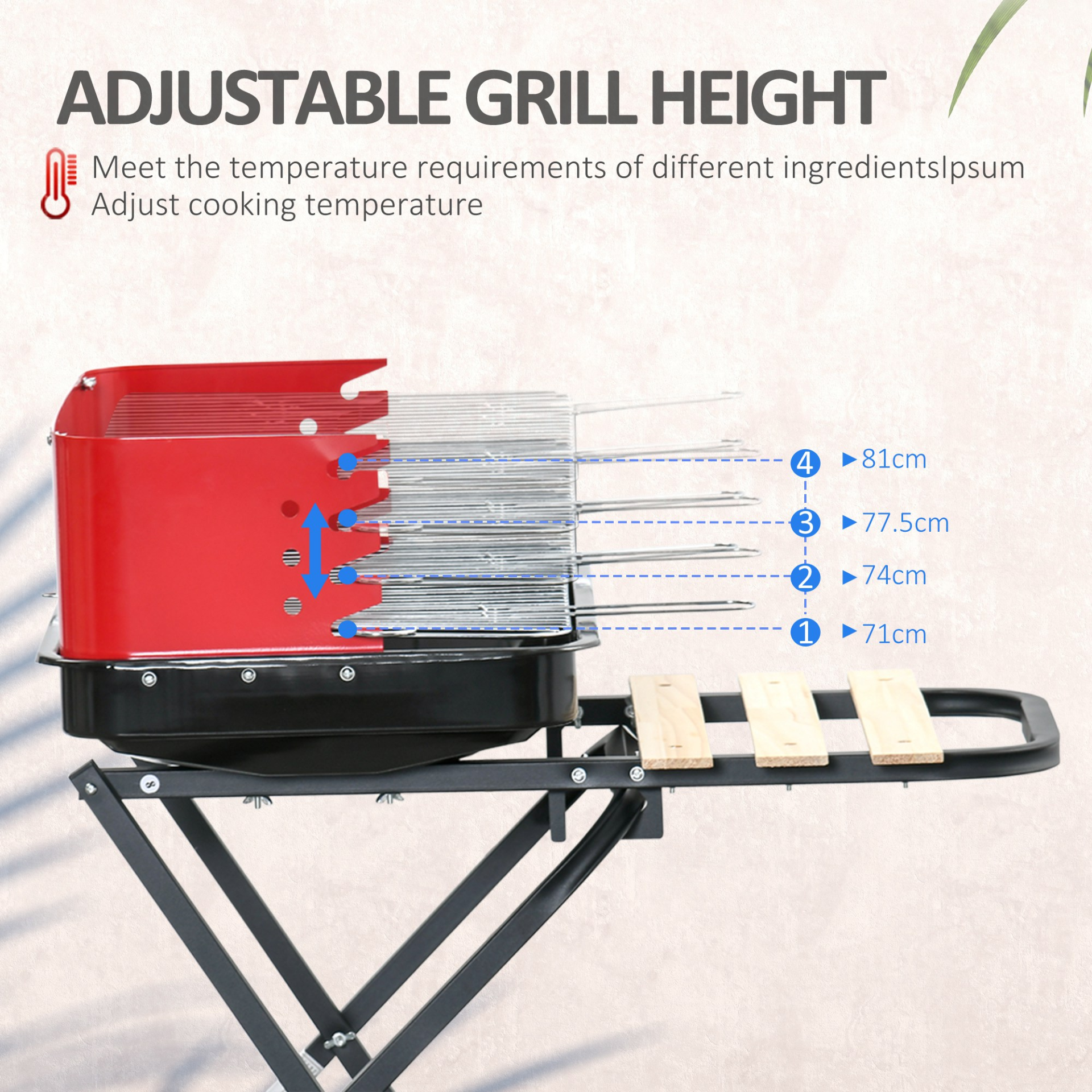 Outsunny Charcoal Trolley BBQ BBQ Cosy Camping Co.   