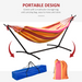 Outsunny Camping Hammock with Stand Sleeping Mats and Airbeds Cosy Camping Co.   