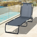 Outsunny Folding Sun Lounger Camping Chair Cosy Camping Co.   