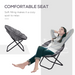 Outsunny Garden Moon Chair Camping Chair Cosy Camping Co.   