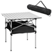 Outsunny Aluminum Roll-Top Table Camping Table Cosy Camping Co. Silver  