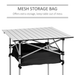 Outsunny Aluminum Roll-Top Table Camping Table Cosy Camping Co.   