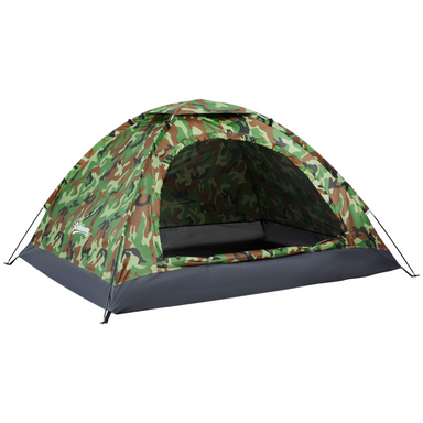 Outsunny 2 Person Camping Tent 2 Man Tent Cosy Camping Co. Multicoloured  