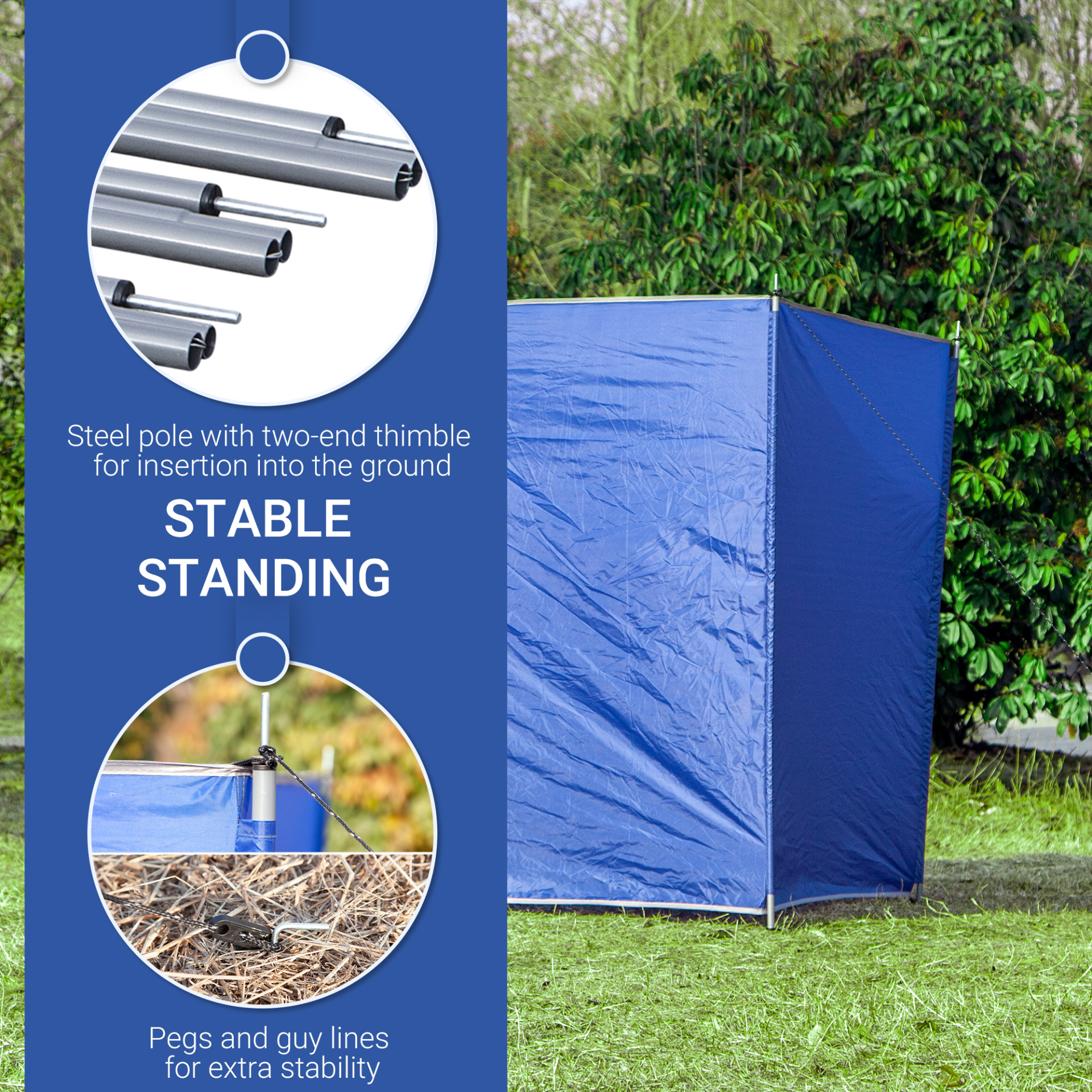 Outsunny Camping Windbreak Shelters and Windbreaks Cosy Camping Co.   
