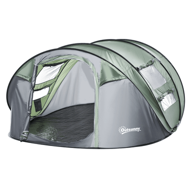Outsunny 4-5 Person Pop-up 5 Man Tent Cosy Camping Co.   