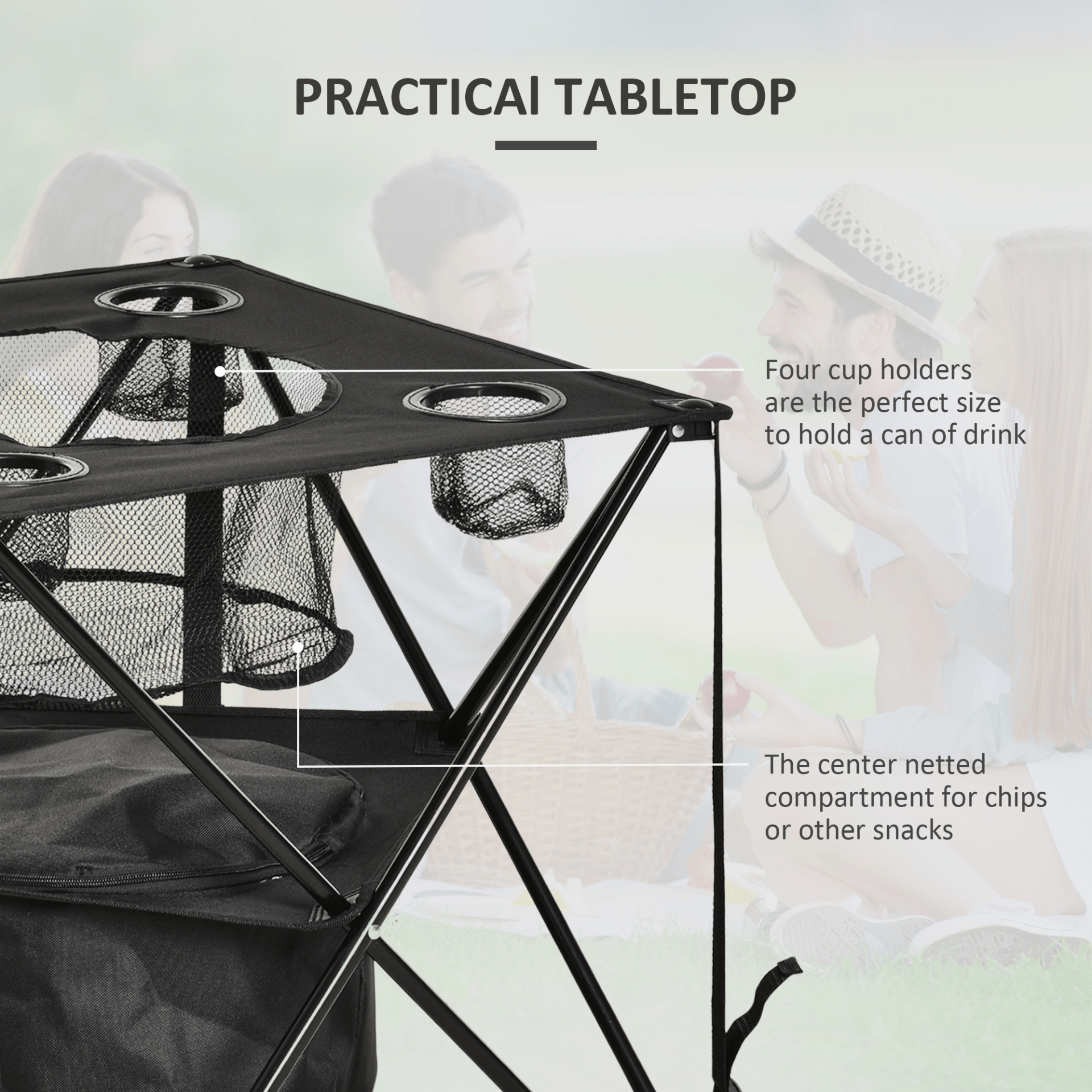 Outsunny Folding Camping Table Camping Table Cosy Camping Co.   