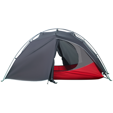 Outsunny Camping Tent 2 Person 2 Man Tent Cosy Camping Co. Dark Grey  