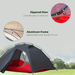 Outsunny Camping Tent 2 Person 2 Man Tent Cosy Camping Co.   