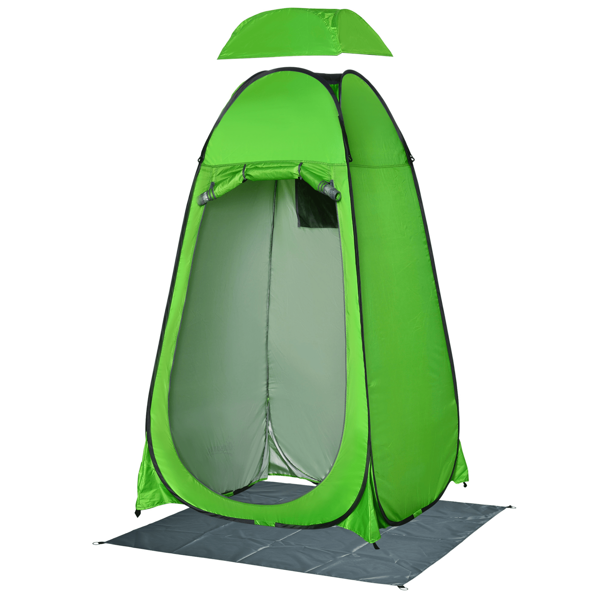 Outsunny Camping Shower Tent Beach Tent Cosy Camping Co. Green  