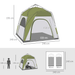 Outsunny 4 Person Automatic Camping Tent 4 Man Tent Cosy Camping Co.   