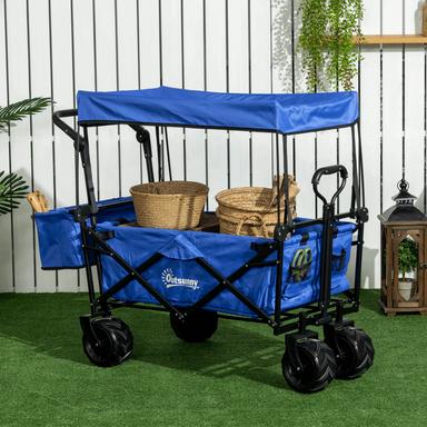 DURHAND Folding Trolley Camping Trolley Cosy Camping Co. Blue  