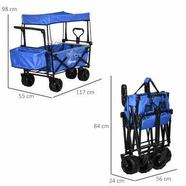DURHAND Folding Trolley Camping Trolley Cosy Camping Co.   