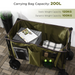 Outsunny Folding Garden Trolley Camping Trolley Cosy Camping Co.   