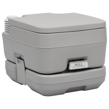 vidaXL Portable Camping Toilet Grey 10+10 L - Convenient and Sturdy Portable Toilets Cosy Camping Co.   