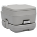 vidaXL Portable Camping Toilet Grey 10+10 L - Convenient and Sturdy Portable Toilets Cosy Camping Co.   