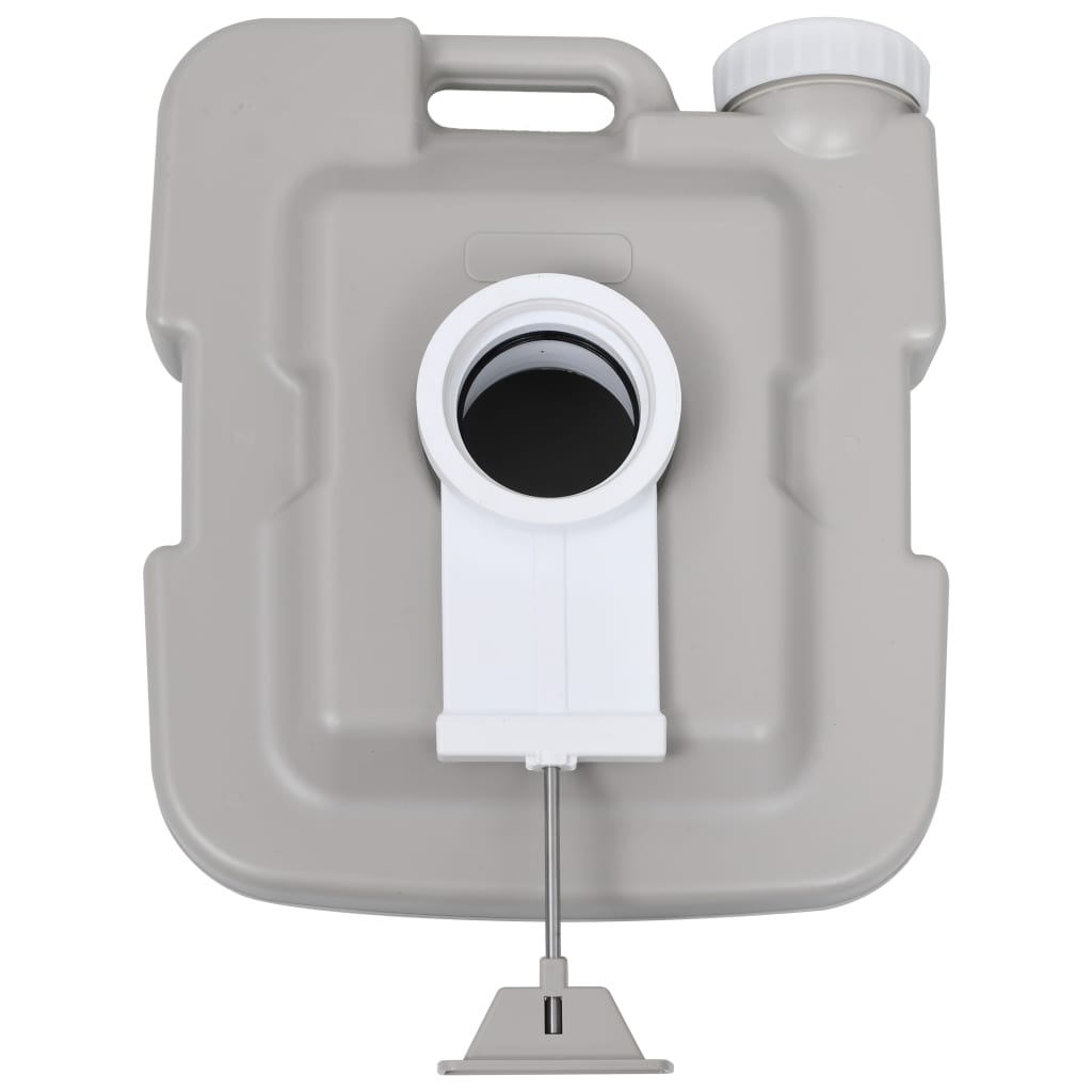 vidaXL Portable Camping Toilet Grey 10+10 L - Convenient and Sturdy Portable Toilets Cosy Camping Co.   