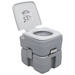 vidaXL Portable Camping Toilet Grey 20+10 L - Lightweight and Sturdy Design Portable Toilets Cosy Camping Co.   