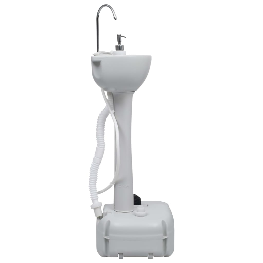 vidaXL Portable Camping Handwash Stand Grey 20 L - Convenient and Compact Camping Kitchen Cosy Camping Co.   