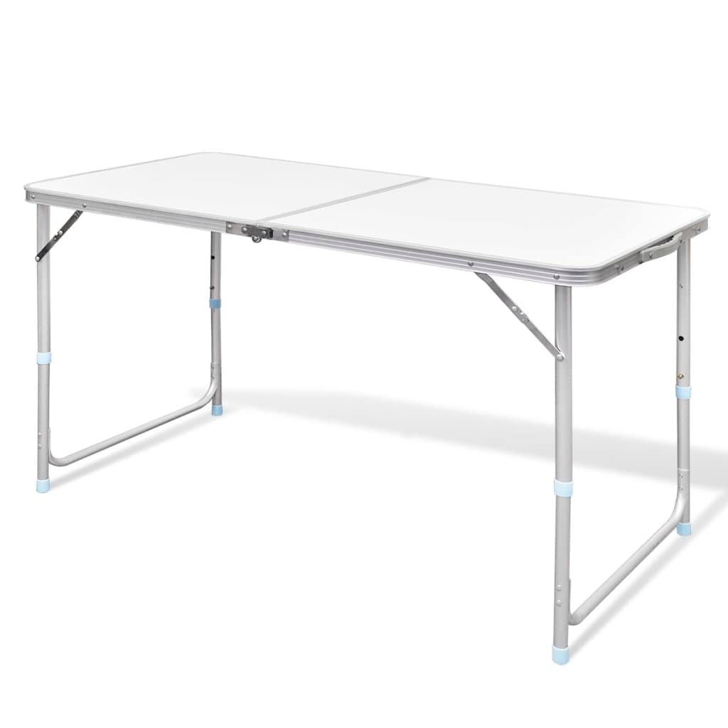 Foldable Camping Table 120 x 60 cm Camping Table Cosy Camping Co. White  