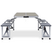 vidaXL Folding Camping Table with 4 Seats | Lightweight & Durable Camping Chair Cosy Camping Co.   