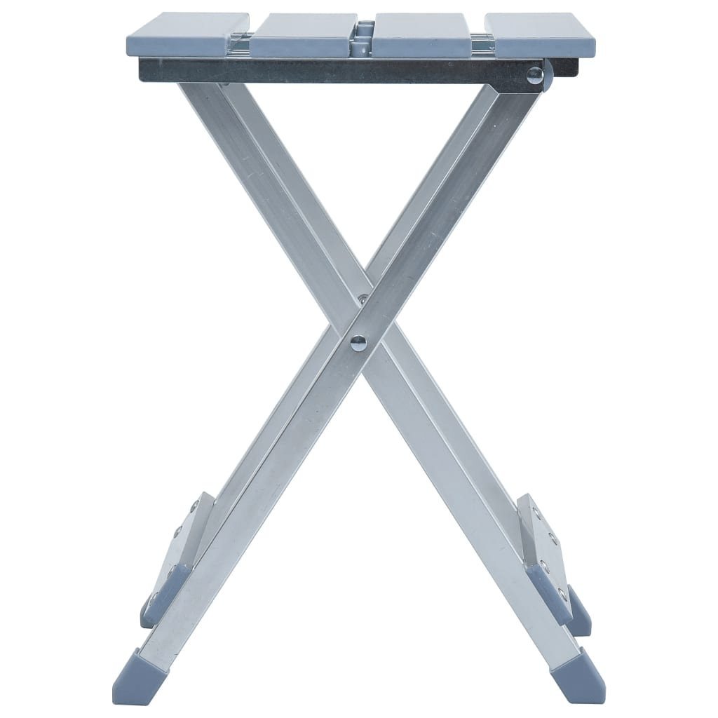 vidaXL Camping Stool Aluminium 28x26x39 cm - Lightweight & Foldable Camping Table Cosy Camping Co.   