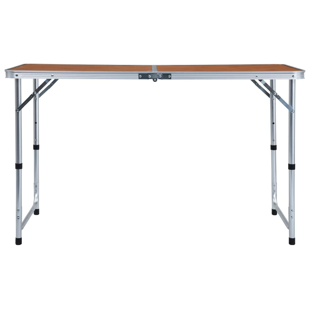 vidaXL Foldable Camping Table Aluminium 120x60 cm - Lightweight & Durable Camping Table Cosy Camping Co.   