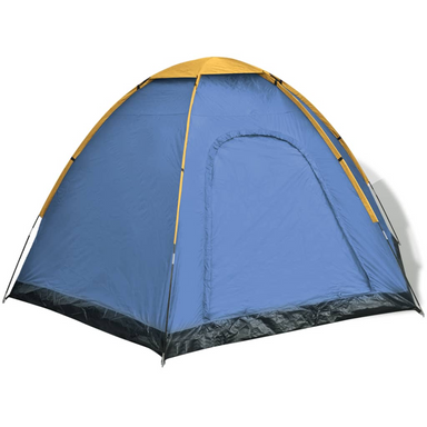 vidaXL 6-Person Tent Blue and Yellow - Perfect for Camping Adventures 6 Man Tent Cosy Camping Co.   