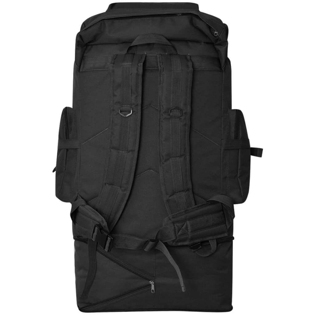 vidaXL Army-Style Backpack XXL 100 L Black - Durable and Spacious Outdoor Backpack Rucksack Cosy Camping Co.   