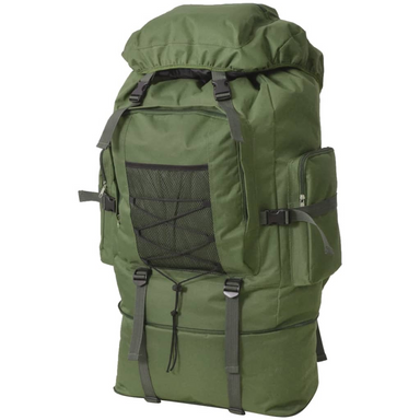 vidaXL Army-Style Backpack XXL 100 L Green - Durable, Practical, and Weather Resistant Rucksack Cosy Camping Co. Green  