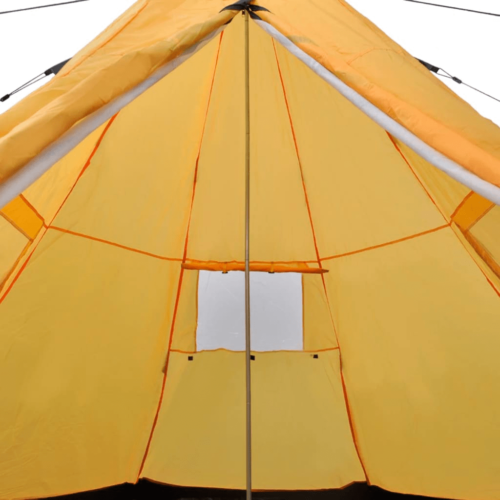 vidaXL 4-person Tent Yellow - Comfortable and Durable Camping Tent 4 Man Tent Cosy Camping Co.   