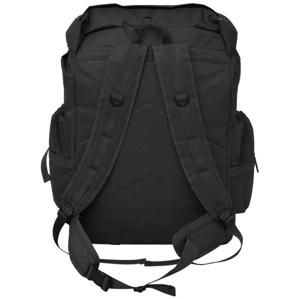 vidaXL Army-Style Backpack 65 L Black - Durable, Spacious, and Water-Repellent Rucksack Cosy Camping Co.   