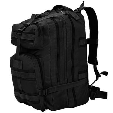 vidaXL Army-Style Backpack 50 L Black - Durable and Versatile Outdoor Gear Rucksack Cosy Camping Co. Black  