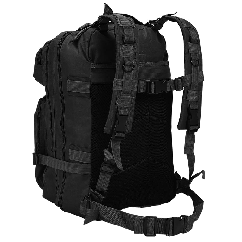 vidaXL Army-Style Backpack 50 L Black - Durable and Versatile Outdoor Gear Rucksack Cosy Camping Co.   