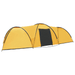 vidaXL Camping Igloo Tent 650x240x190 cm - Yellow, Spacious, Durable, and Well-Ventilated 8 Man Tent Cosy Camping Co.   