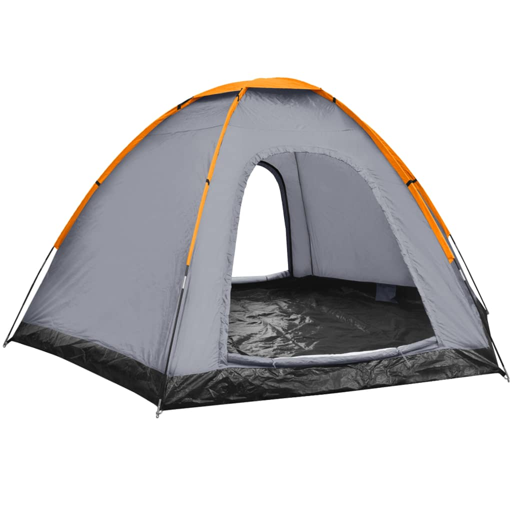 vidaXL 6-person Tent Grey - Spacious and Durable Camping Tent 6 Man Tent Cosy Camping Co. Grey  