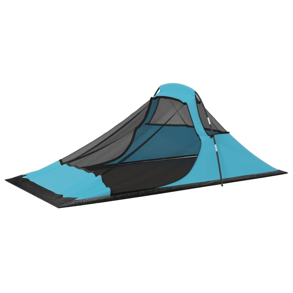 vidaXL Camping Tent 317x240x100 cm Blue - Lightweight & Easy to Set Up 6 Man Tent Cosy Camping Co.   