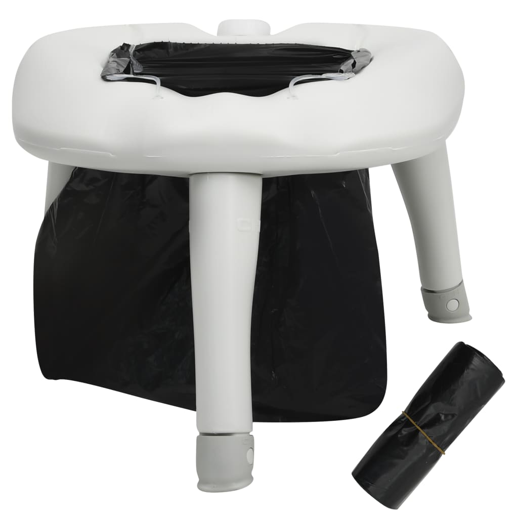 vidaXL Camping Toilet with Bags 200 kg - Portable and Durable Portable Toilets Cosy Camping Co.   