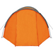 vidaXL Camping Tent - Spacious and Durable 4 Person Tent in Grey and Orange 4 Man Tent Cosy Camping Co.   