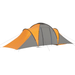 vidaXL Camping Tent 6 Persons Grey and Orange - Spacious, Easy to Set Up, and Weather Resistant 6 Man Tent Cosy Camping Co.   