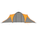 vidaXL Camping Tent 6 Persons Grey and Orange - Spacious, Easy to Set Up, and Weather Resistant 6 Man Tent Cosy Camping Co.   